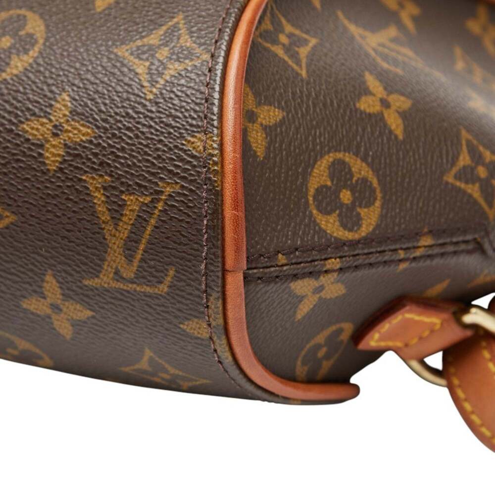 LOUIS VUITTON Authentic Brown Monogram Leather Ellipse Backpack - Picture 6 of 11